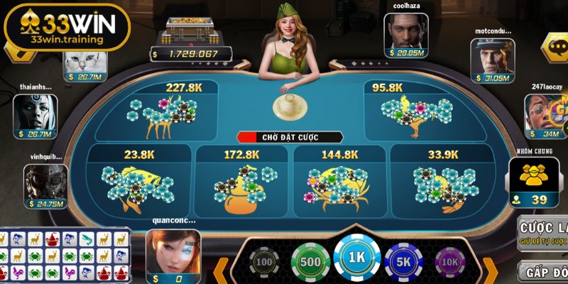 Khám phá Bầu Cua 33WIN
