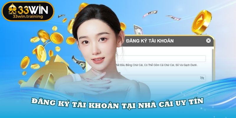 Nhập thông tin đăng ký 33WIN