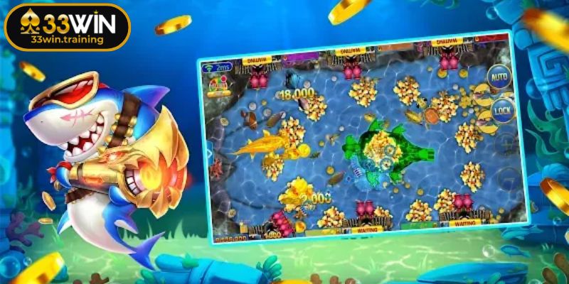 Nổ Cá Đến Rồi 33WIN - Game Săn Thưởng Nhiều Điểm Hấp Dẫn 2 Bàn chơi trong game trong Nổ Cá Đến Rồi